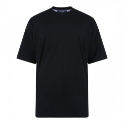 Kam Plain Crew Neck T-Shirt - Black