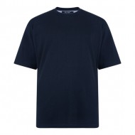 Kam Plain Crew Neck T-Shirt - Navy