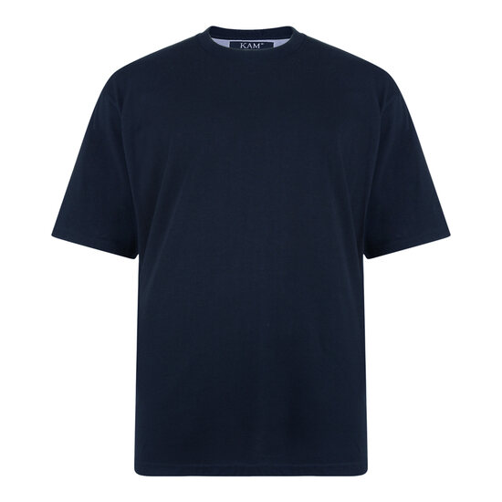 Kam Plain T-Shirt - Navy 10XL/12XL