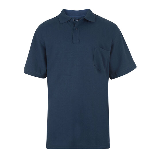 Kam Plain Polo Shirt - Denim