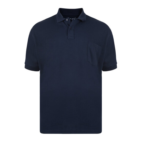 Kam Plain Polo Shirt - Navy