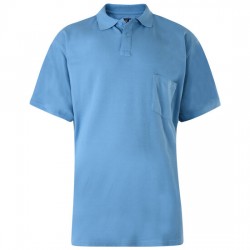 Kam Plain Polo Shirt - Powder Blue