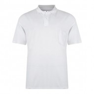 Kam Plain Polo Shirt - White