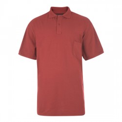 Kam Plain Polo Shirt - Wine