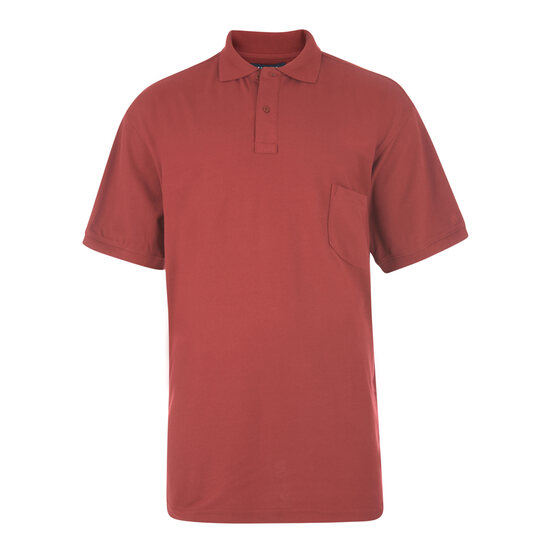 Kam Plain Polo Shirt - Wine