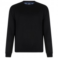 Kam Tall Fit Crew Neck Sweatshirt - Black