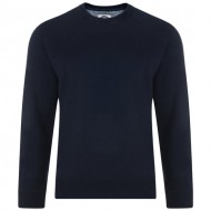 Kam Tall Fit Crew Neck Sweatshirt - Navy