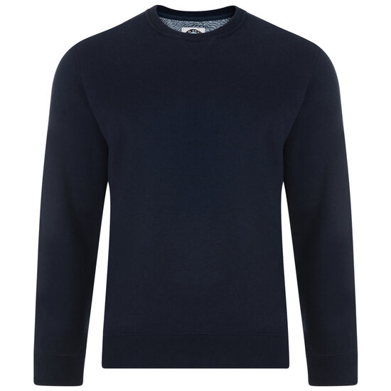 Kam Tall Fit Crew Neck Sweatshirt - Navy