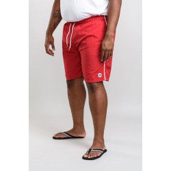 D555 Full Length Swim Shorts - Red