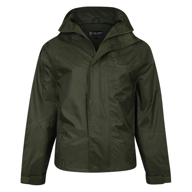 Kam Waterproof Rain Coat Olive