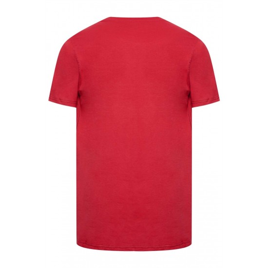 Kam Santa Biker Xmas T-Shirt - Red