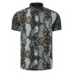 Lizard King Mosaic Print Shirt - Black