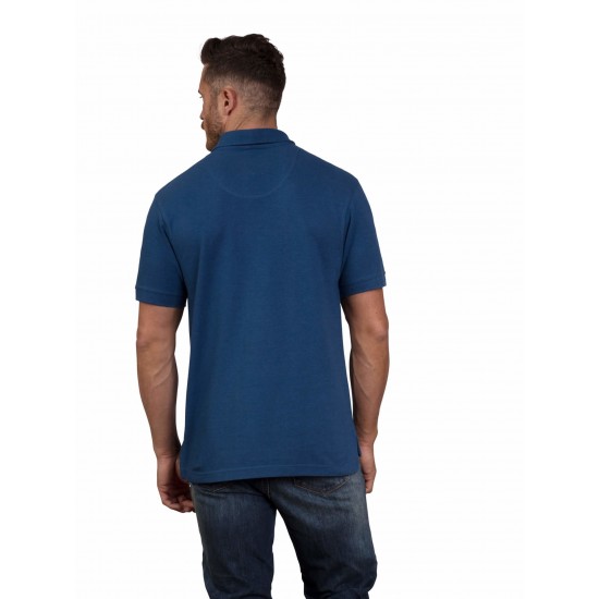 Raging Bull Big & Tall Signature Organic Polo Shirt - Denim