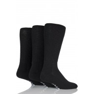 Iomi Footnurse Diabetic Socks Extra Wide - Black
