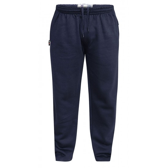 Duke Rockford Albert Jogging Bottoms with Open Hem - Navy