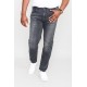 D555 Benson Extra Tall Tapered Fit Stretch Jeans - Grey Stonewash