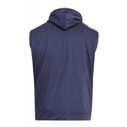 D555 Blake Sleeveless Hoodie - Navy