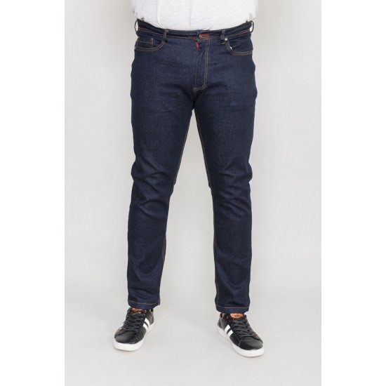 D555 Cedric Extra Tall Tapered Fit Stretch Jeans - Indigo