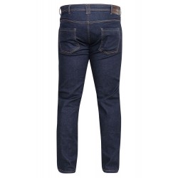 D555 Cedric Extra Tall Tapered Fit Stretch Jeans - Indigo