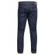 D555 Cedric Extra Tall Tapered Fit Stretch Jeans - Indigo
