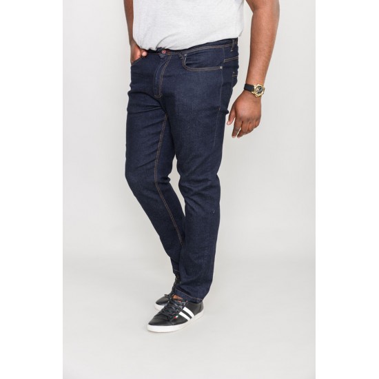 D555 Cedric Tapered Fit Stretch Jeans - Indigo