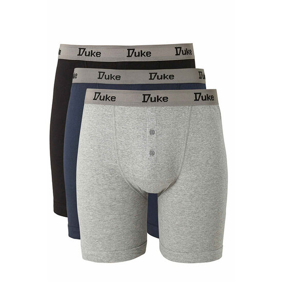 Duke Driver Pack of 3 Cotton Boxer Shorts