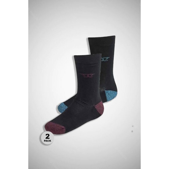 D555 Eden Cotton Rich Cushioned Sole Socks