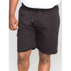 D555 John Lightweight Cotton Cargo Shorts - Black