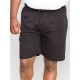 D555 John Lightweight Cotton Cargo Shorts - Black