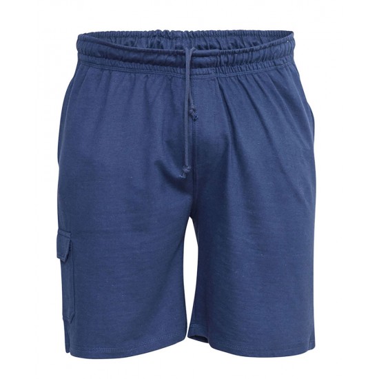 D555 John Lightweight Cotton Cargo Shorts - Navy