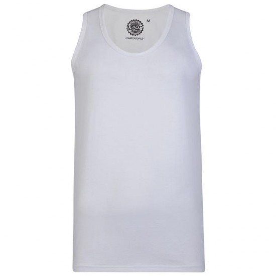 Kam Plain Vest - White