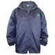 D555 Zac Packaway Waterproof Rain Jacket - Navy