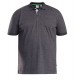 D555 GRANT FULLY COMBINED PIQUE POLO SHIRT CHARCOAL