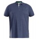 D555 GRANT FULLY COMBINED PIQUE POLO SHIRT DENIM MARL