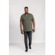 D555 Grant Pique Polo Shirt - Khaki