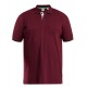 D555 GRANT FULLY COMBINED PIQUE POLO SHIRT MAROON D555 GRANT FULLY COMBINED PIQUE POLO SHIRT MAROON