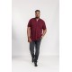 D555 Grant Pique Polo Shirt - Maroon