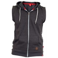 D555 Blake Sleeveless Hoodie - Grey