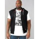 D555 BLAKE SLEEVELESS HOODIE NAVY D555 BLAKE SLEEVELESS HOODIE NAVY