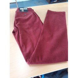 Life & Limb Extra Tall Needle Cord Trousers - Claret