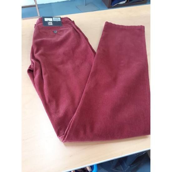 Life & Limb Needle Cord Trousers - Claret