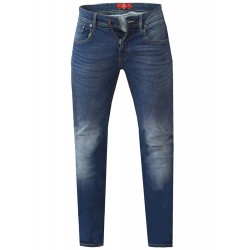 D555 Ambrose Tapered Fit Stretch Jeans - Stonewash