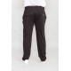 D555 Rory Lightweight Jogging Bottoms with Open Hem - Black